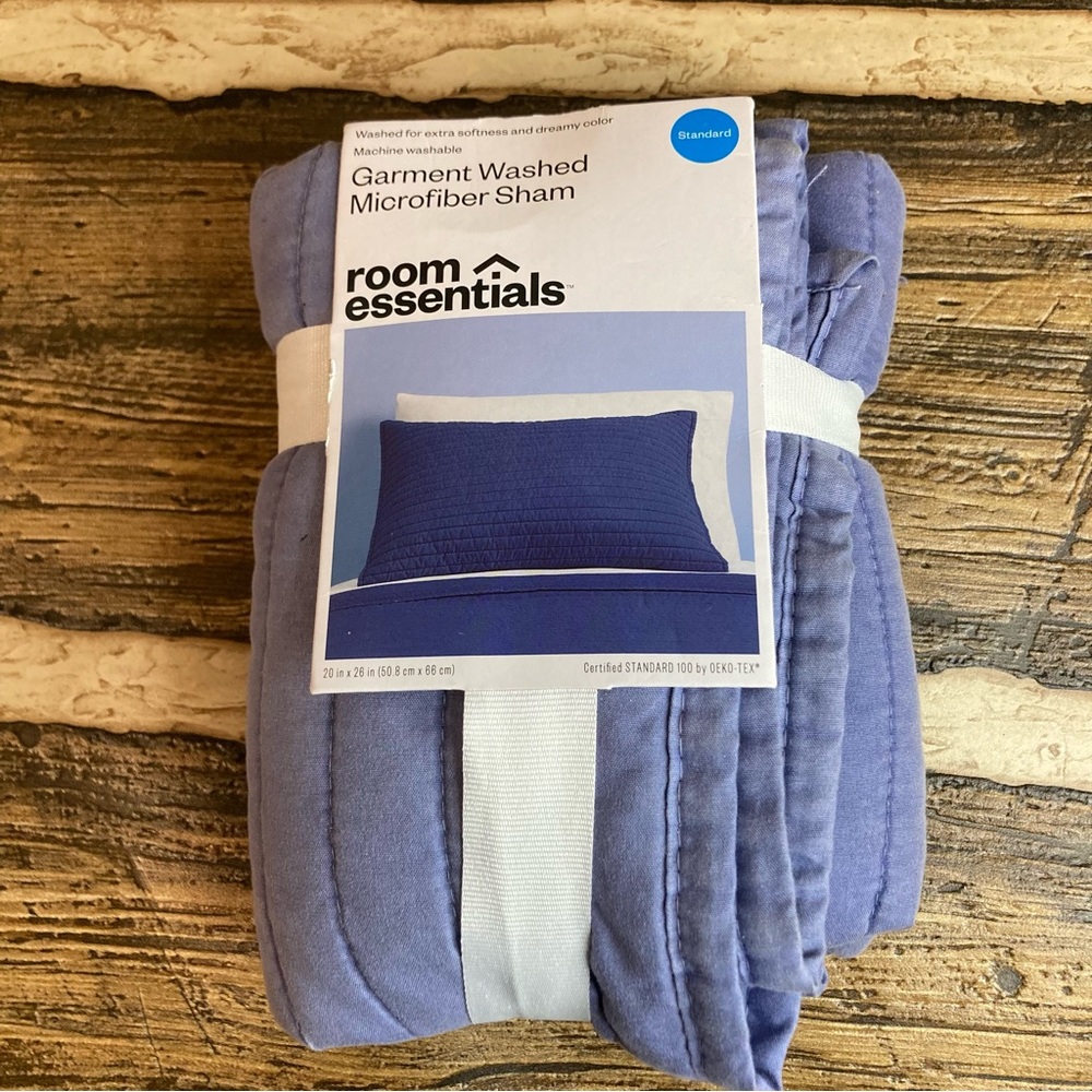 Room essentials standard purple sham